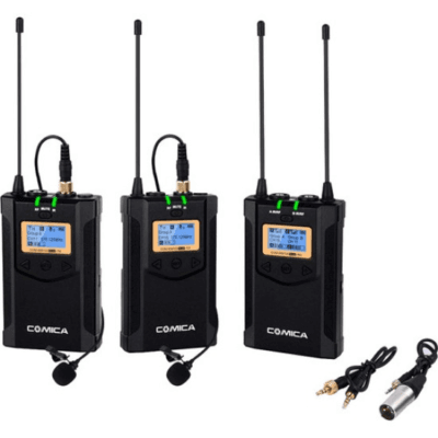 Comica Audio CVM-WM100 PLUS 2-Person Wireless Microphone System