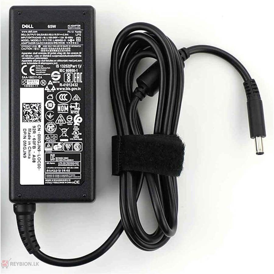 Dell 19.5V 3.34A 65W Small Pin AC Laptop Power Adapter - Image 2
