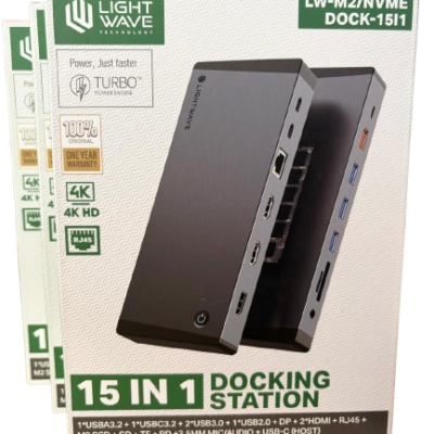 Lightwave LW-DOCK 15 IN 1 Docking Station